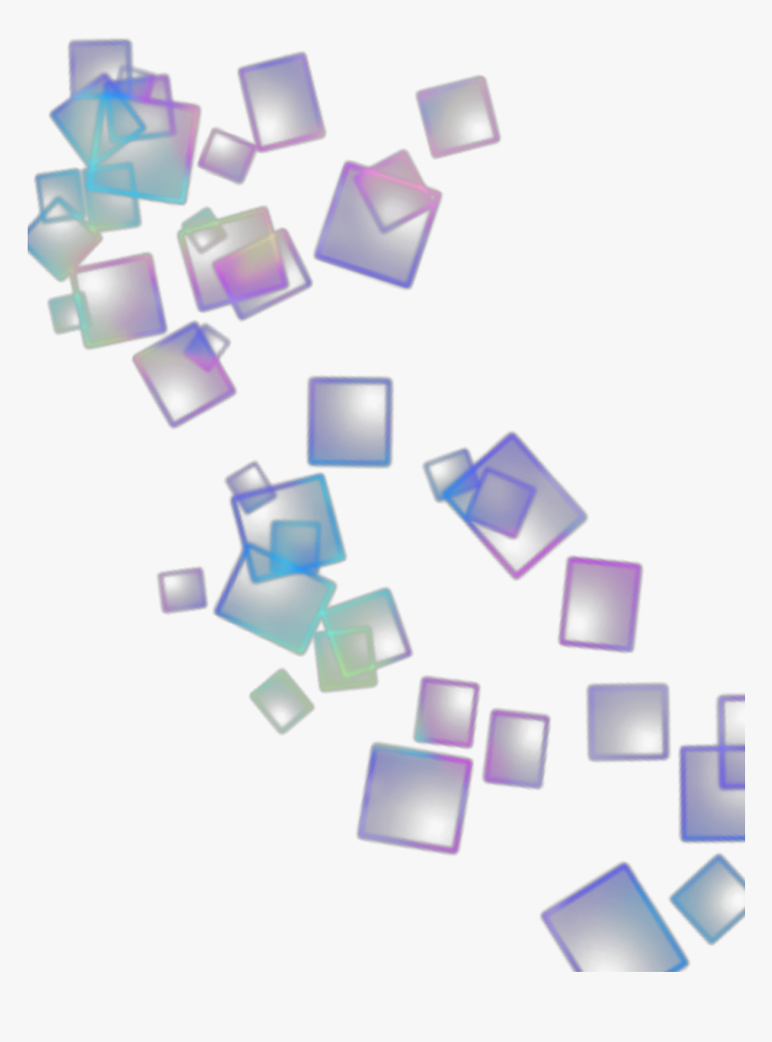 #ftestickers #overlay #squares #holographic #aesthetic - Graphic Design, HD Png Download