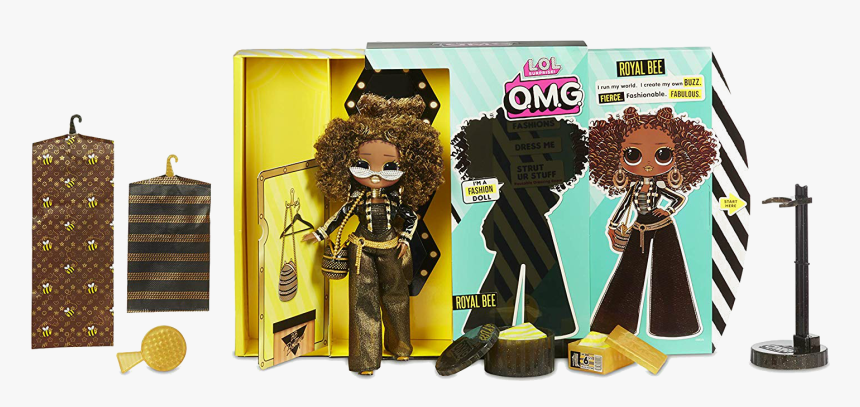 Lol Surprise Omg Royal Bee Fashion Doll, HD Png Download