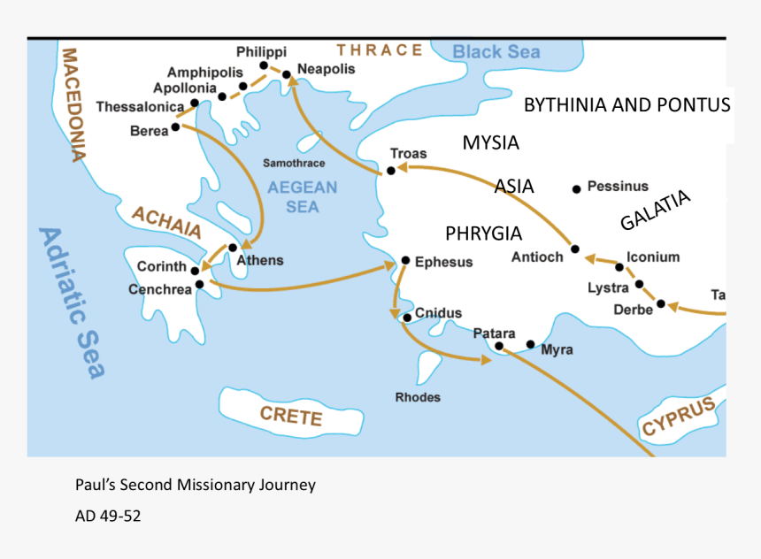 Philippi Thessalonica And Berea, HD Png Download