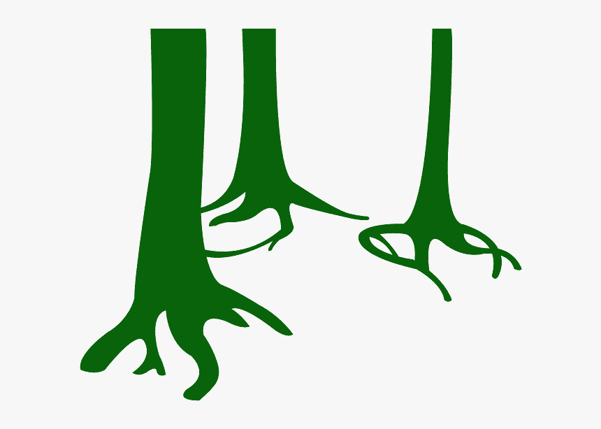 Silueta De Troncos De Arbol, HD Png Download