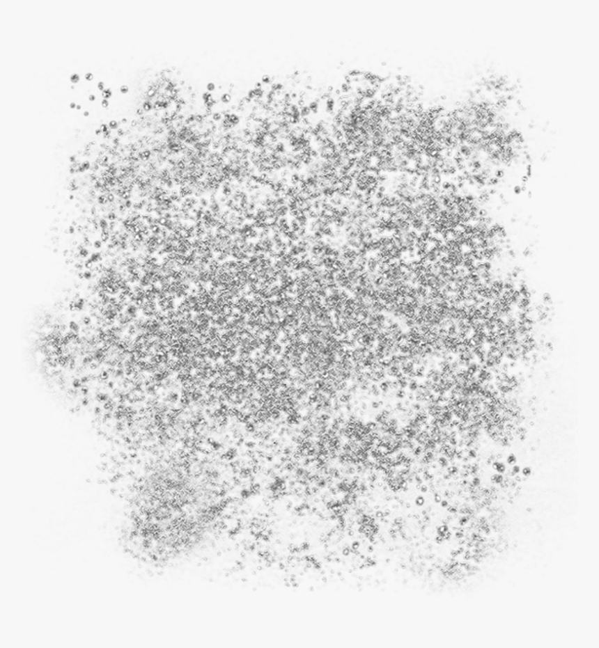 #glitter #silver #art #sticker - Sketch, HD Png Download