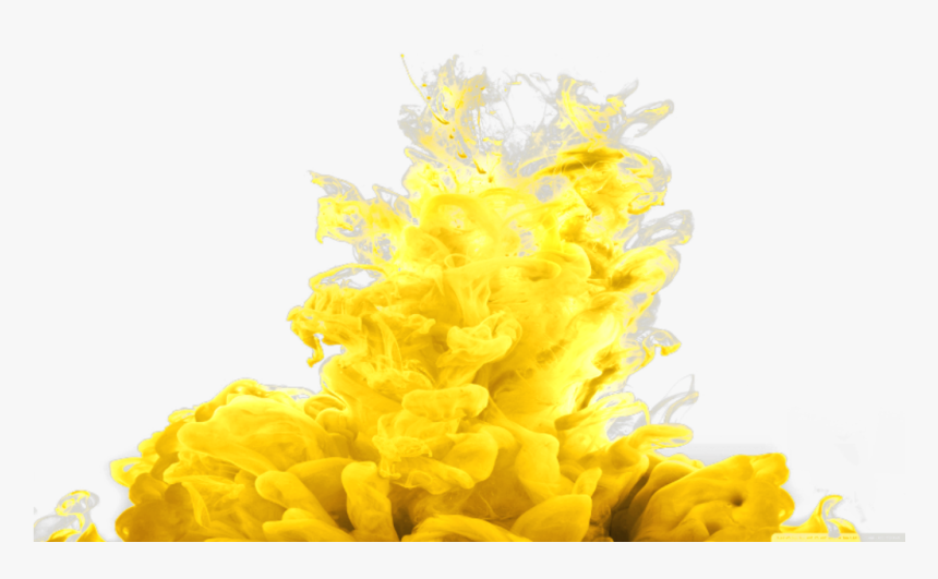 #ftestickers #smoke #coloredsmoke #yellow - Stony Coral, HD Png Download