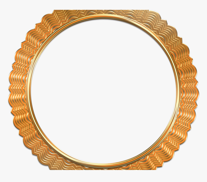 Antique Gold Photo Frame Png Image - Portable Network Graphics, Transparent Png