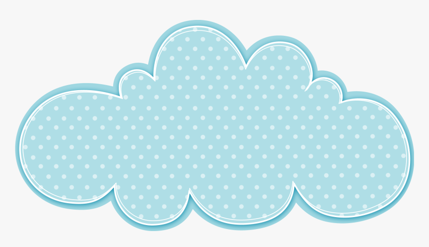 Polka Dots Cloud Png, Transparent Png