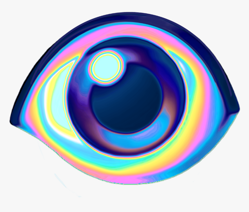 #eye #emoji #holographic - Holography, HD Png Download