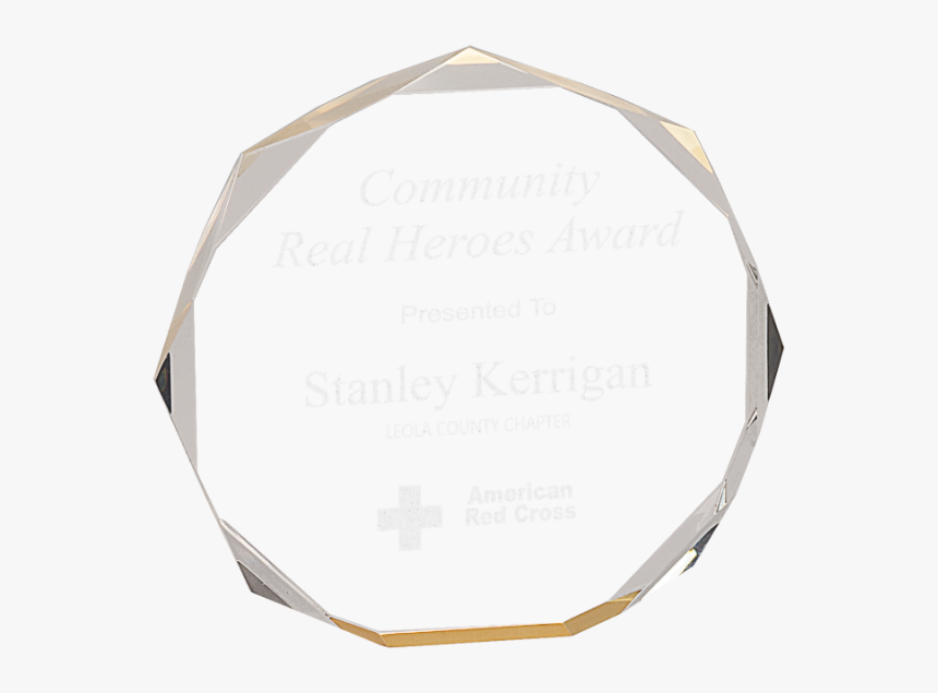 Gold Acrylic Award - Habitat Concept, HD Png Download