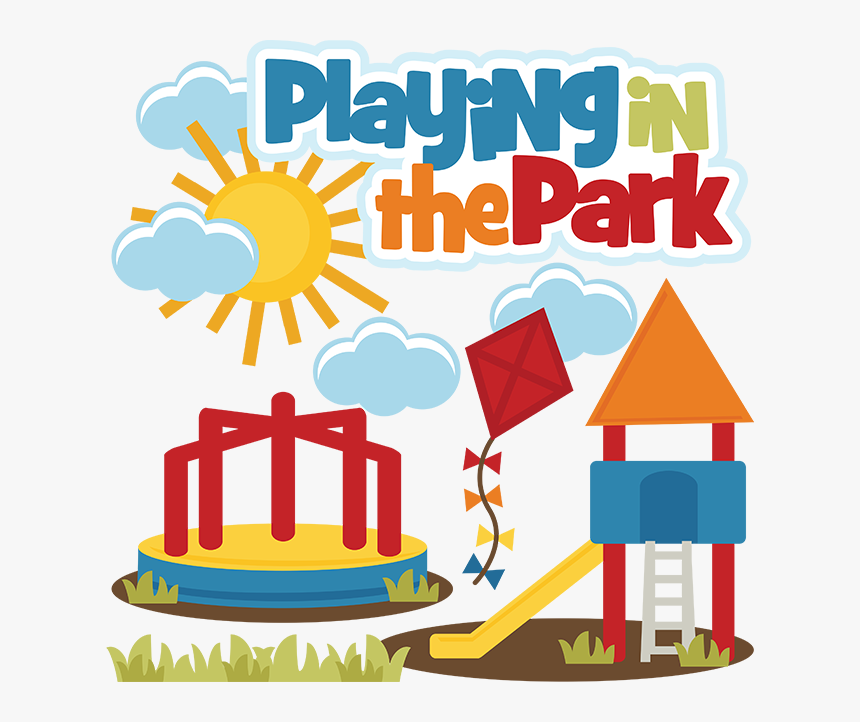 Playing In The Park Clipart, HD Png Download