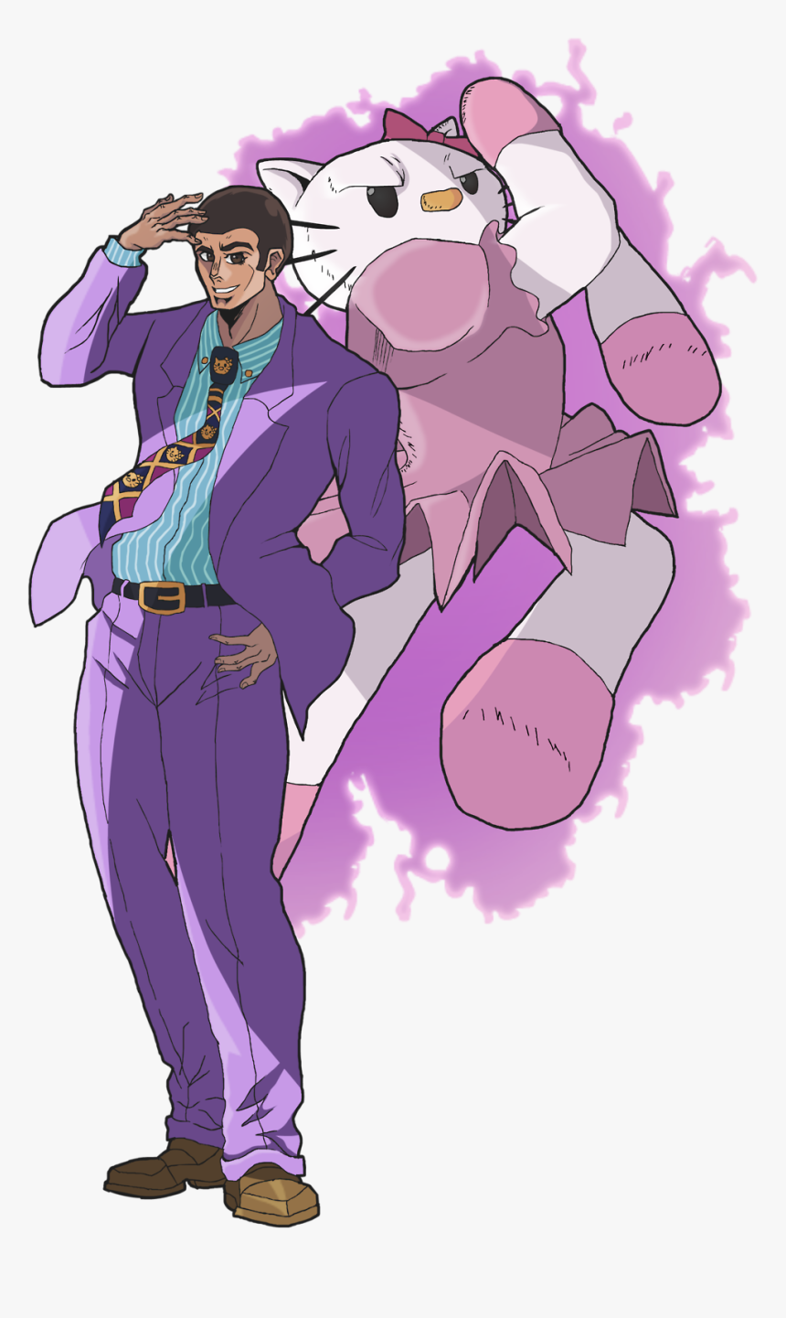 Jojo’s Bizarre Adventure Commission 
commission Info - Jojo's Bizarre Adventure Hello Kitty, HD Png Download