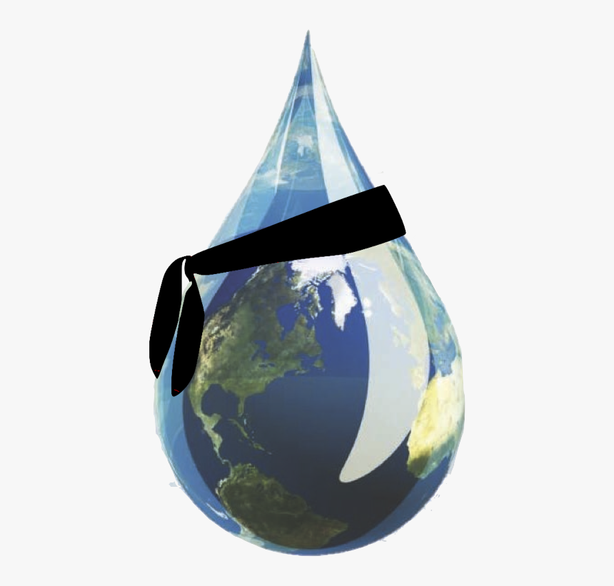 Earth Ninja Waterdrop - Water Droplet, HD Png Download