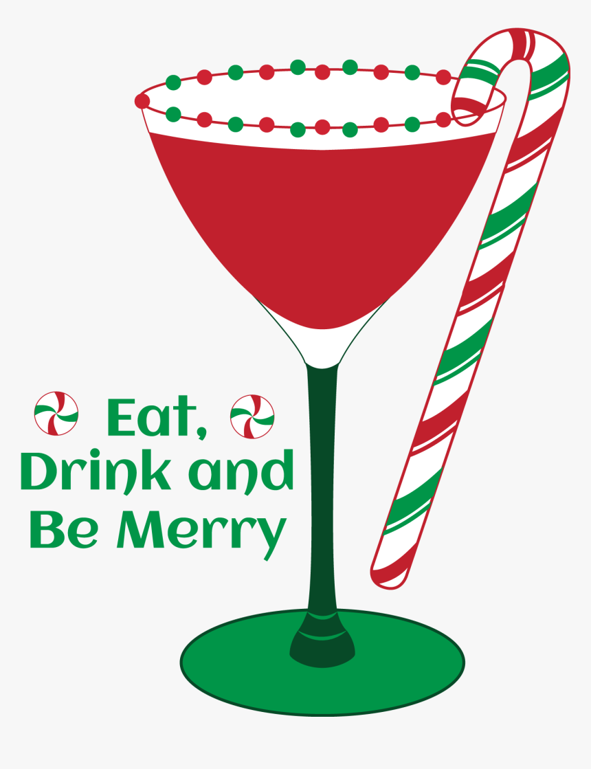 Free Clipart Christmas Drinks - Christmas Drinks Clipart, HD Png Download