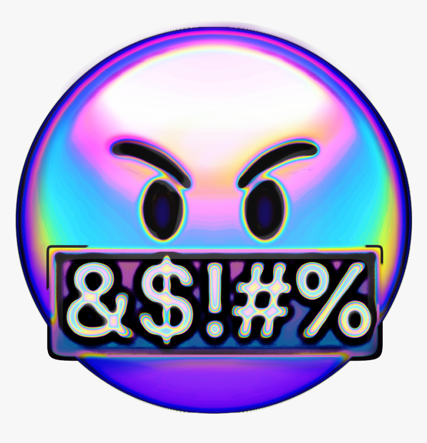 #emoji #holo #transparent #holographic #freetoedit - Graphic Design, HD Png Download