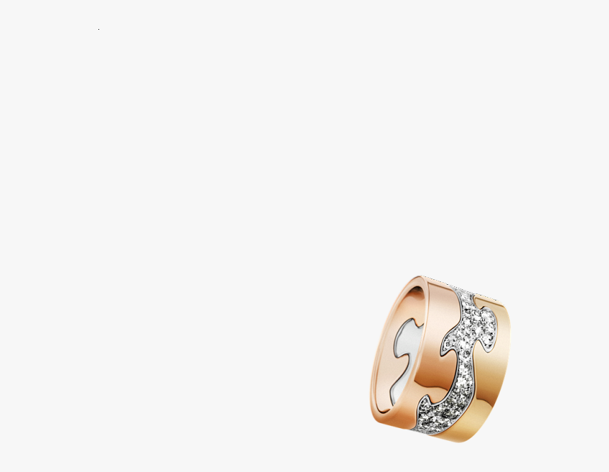 Georg Jensen Fusion 18ct White Gold & Diamond Centre - Ring, HD Png Download
