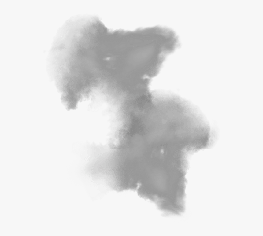 红色写实火焰烟雾效果元素 - Monochrome, HD Png Download