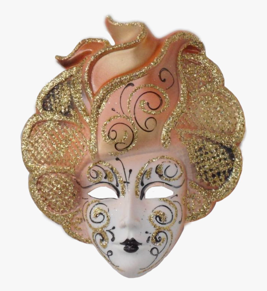 #mask #masquerade #porcelain - Mask, HD Png Download