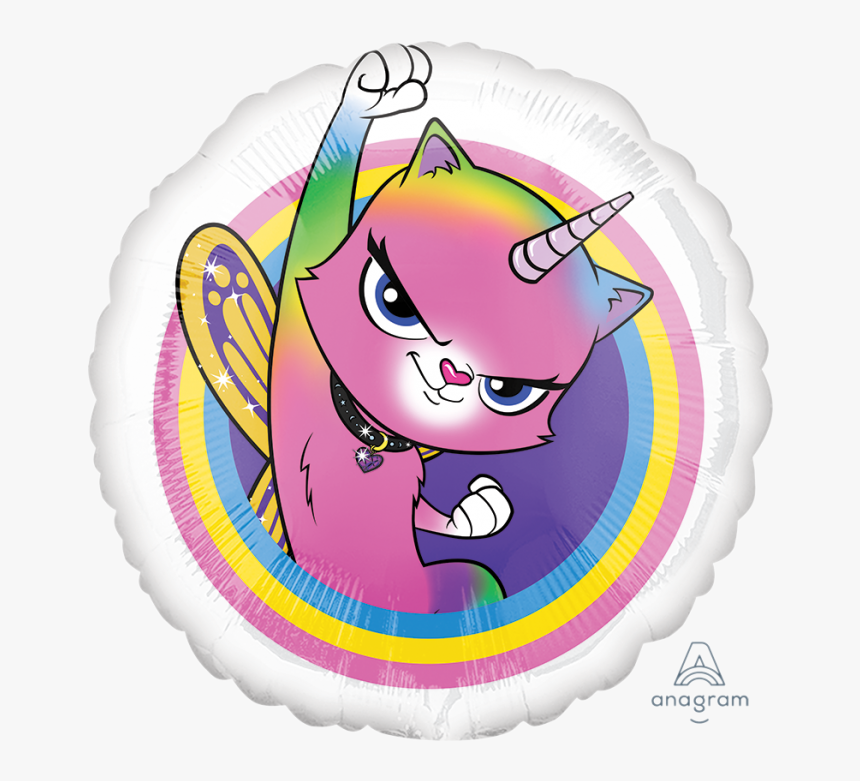 Rainbow Butterfly Unicorn Kitty Pumpkin, HD Png Download