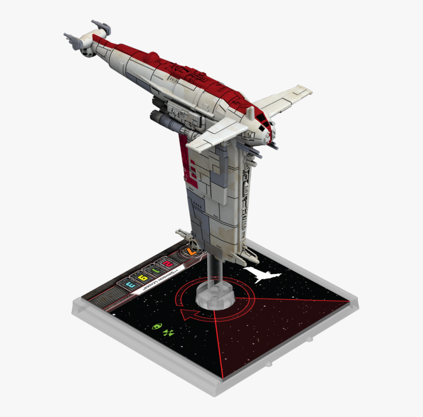 Star Wars%3a X-wing Miniatures Game - X Wing Millennium Falcon Heroes Of The Resistance, HD Png Download