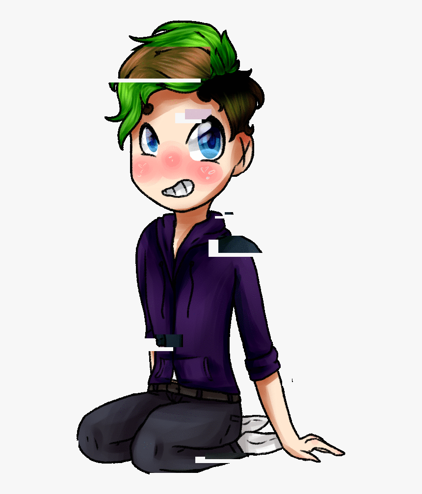 Jacksepticeye Neko Fan Art, HD Png Download