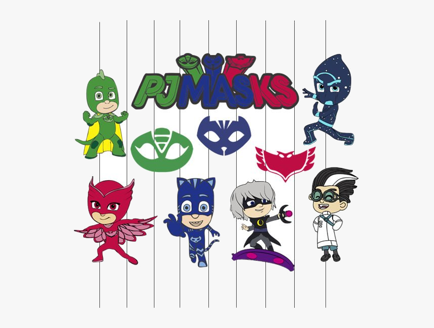 Pj Mask Clipart Transparent Png - Cartoon, Png Download