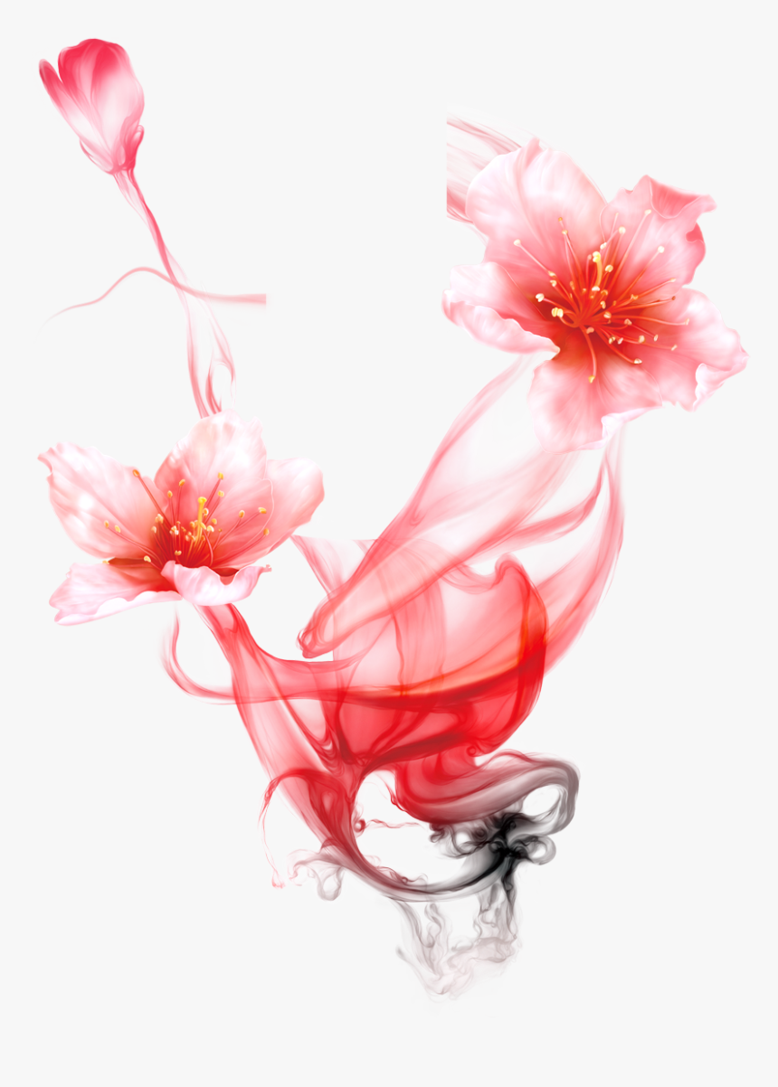 水墨 花, HD Png Download