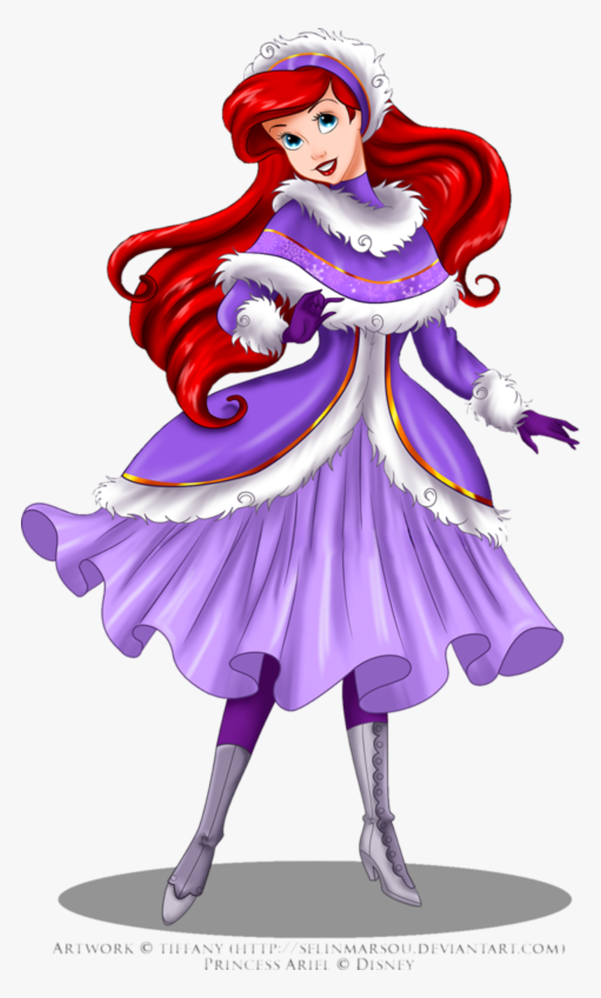 Winter Princess Ariel, HD Png Download