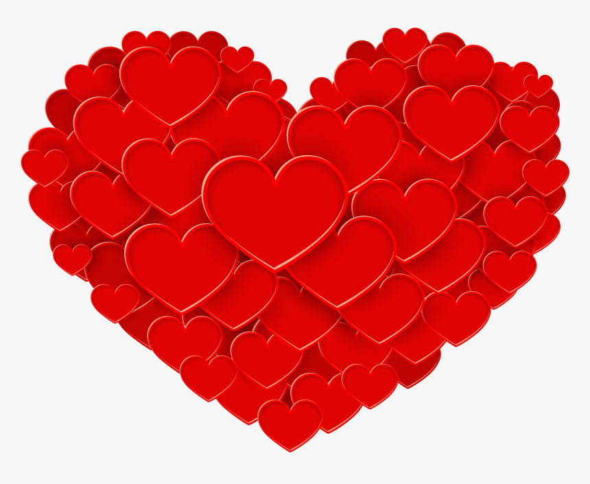 Red Heart Png Clip Art , Png Download, Transparent Png