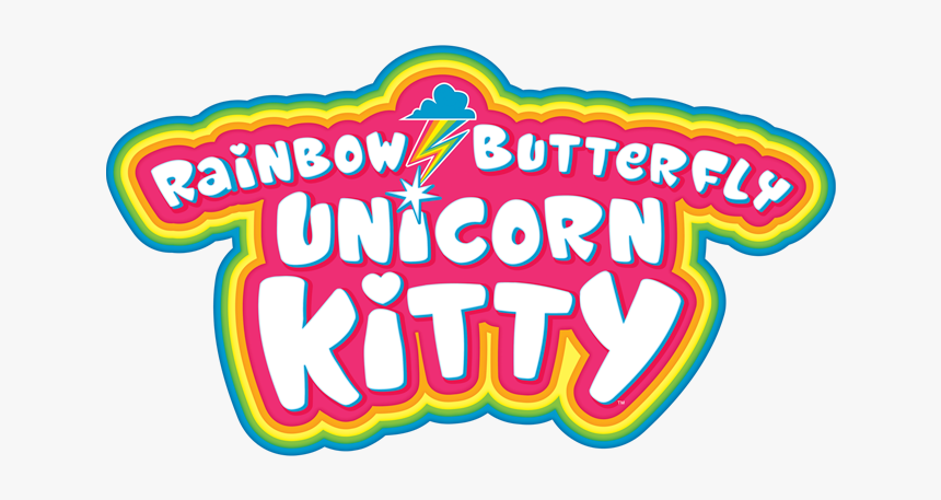 Client - Rainbow Butterfly Unicorn Kitty Background, HD Png Download