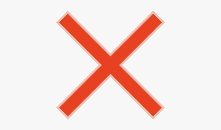 Pitch Banners Vf Icone X Ac - Modern Red X, HD Png Download