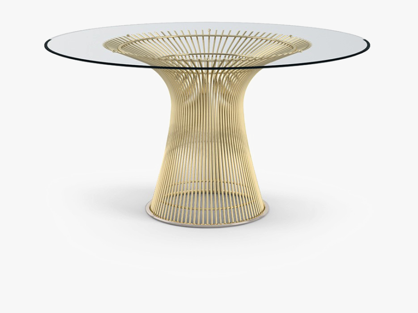 Elegant Table Png Transparent Image - Platner Dining Table Gold, Png Download