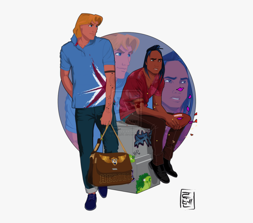Pocahontas And John Smith Modern, HD Png Download