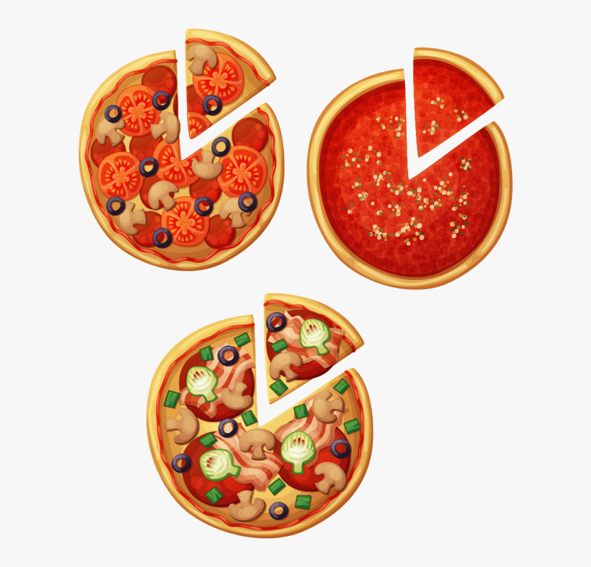 精致咖啡喝甜品图标 - Pizza, HD Png Download