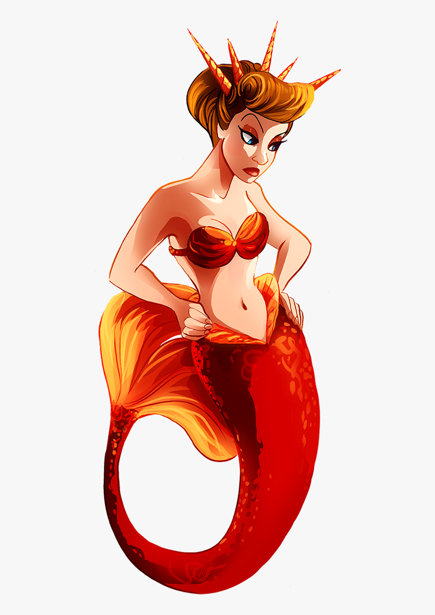 Little Mermaid Attina Fanart, HD Png Download