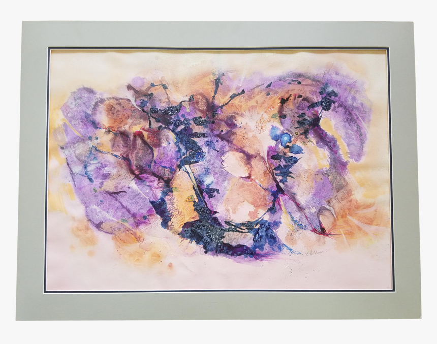 1985 Edward Goldman Abstract Painting For Sale - Picture Frame, HD Png Download