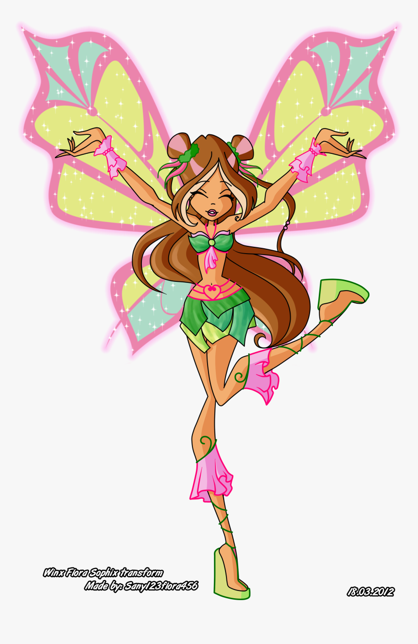Winx Club Flora Sophix, HD Png Download