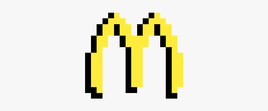 Pixel Art Mcdonalds Logo, HD Png Download