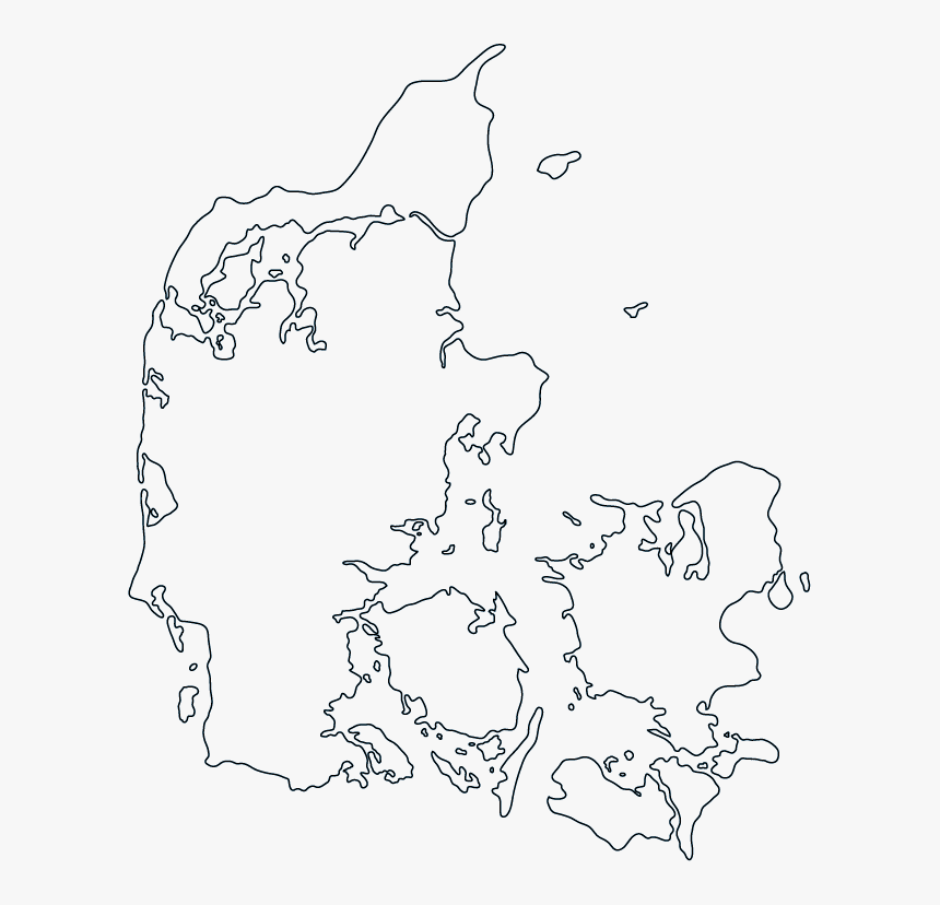 Denmark Outline, HD Png Download