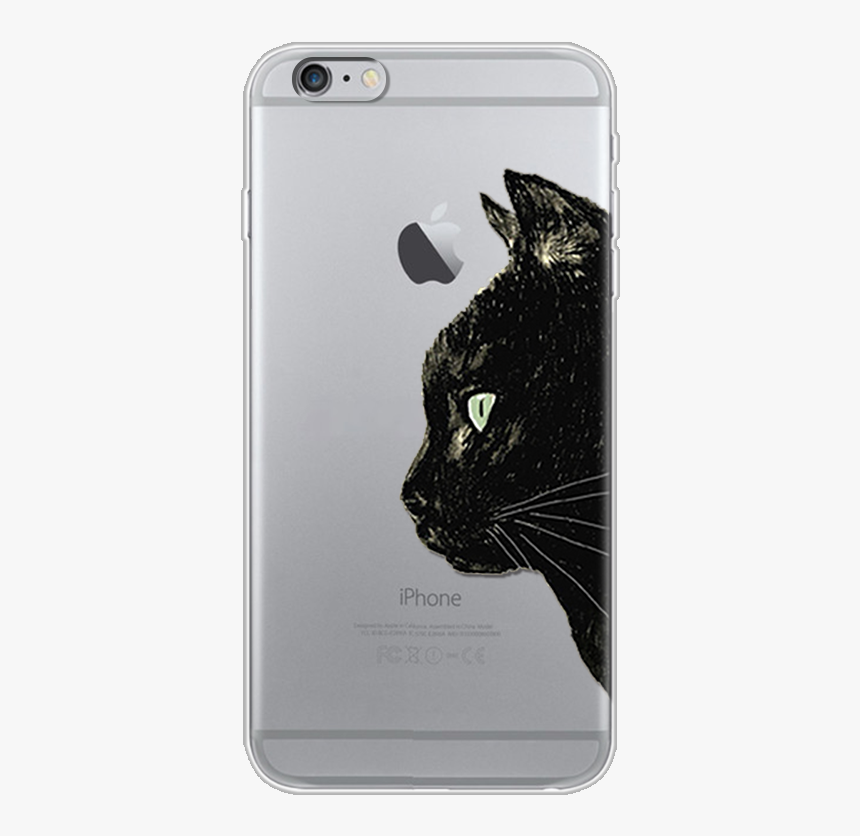 Funda Iphone 6 Tpu Gato Negro, HD Png Download