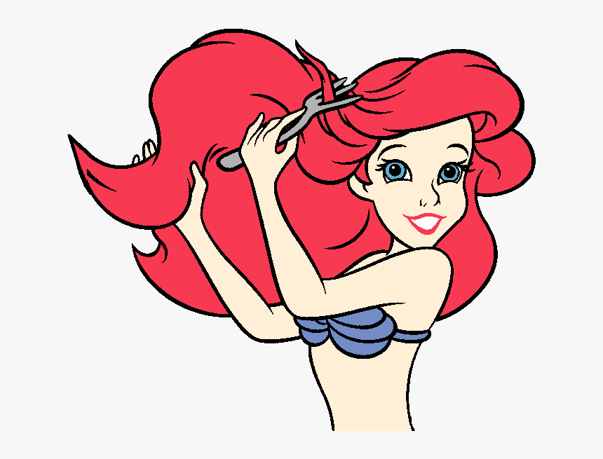 La Petite Sirène - Ariel Hair Clipart, HD Png Download