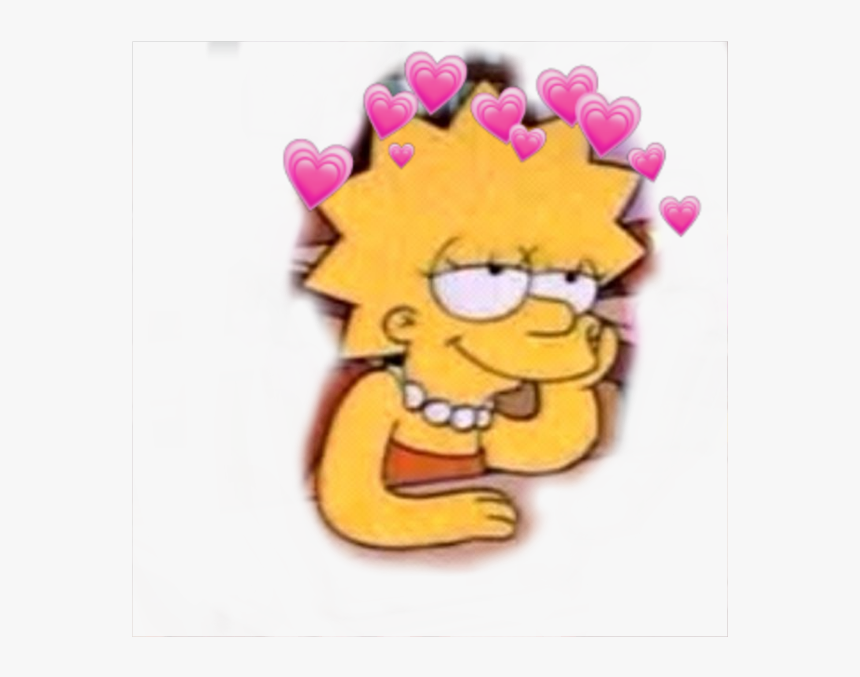 #simpsons #lisasimpson #amor - De Simpson De Amor, HD Png Download
