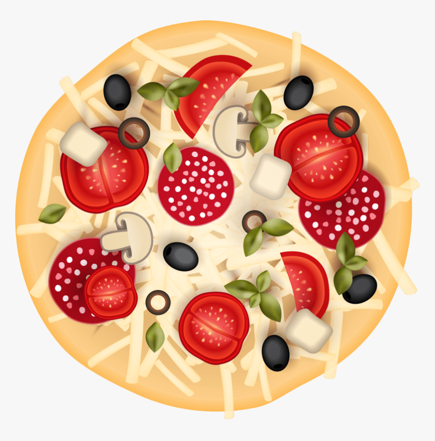 橙子 橙色 插画 水果 美食 - Pizza Poster Design, HD Png Download
