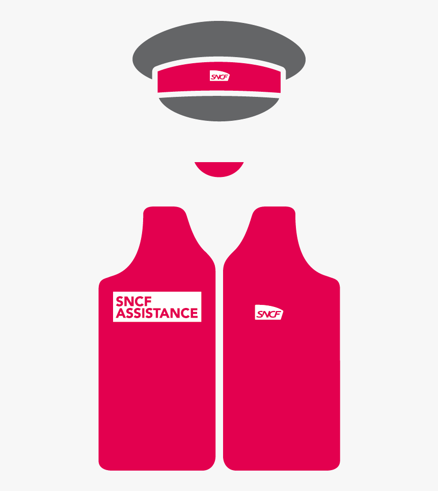 Sncf Assistance - Gilets Rouges - Itirémia, HD Png Download