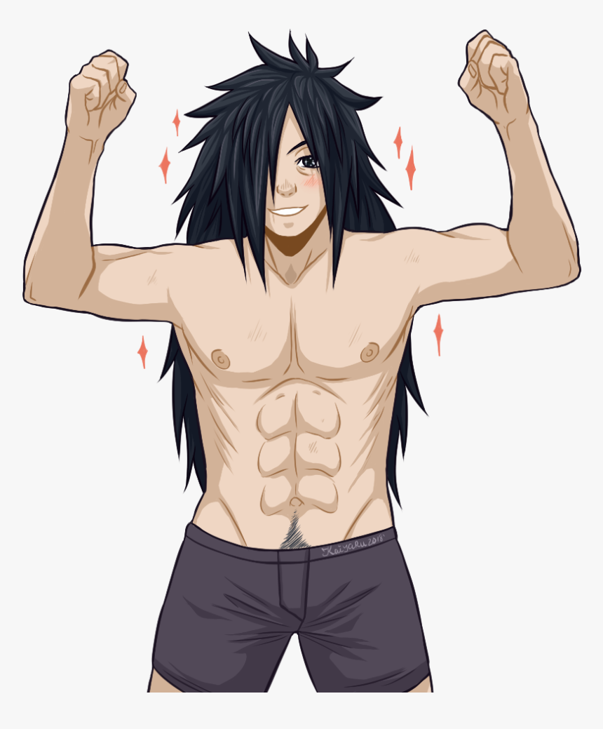 I Really Wanted To Draw A Shirtless Madara - Anime, HD Png Download