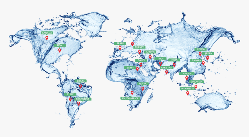 Map Of World Design, HD Png Download