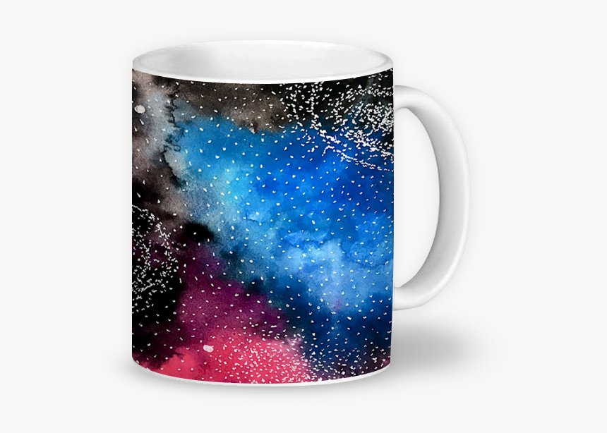 Caneca Galáxia Colorida De Nanda Dotina - Mug, HD Png Download