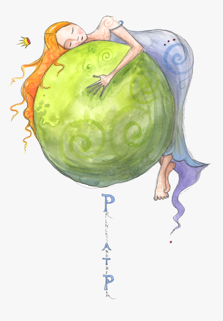 Fruit Water Splash Clipart Princess - Princess And The Peas, HD Png Download