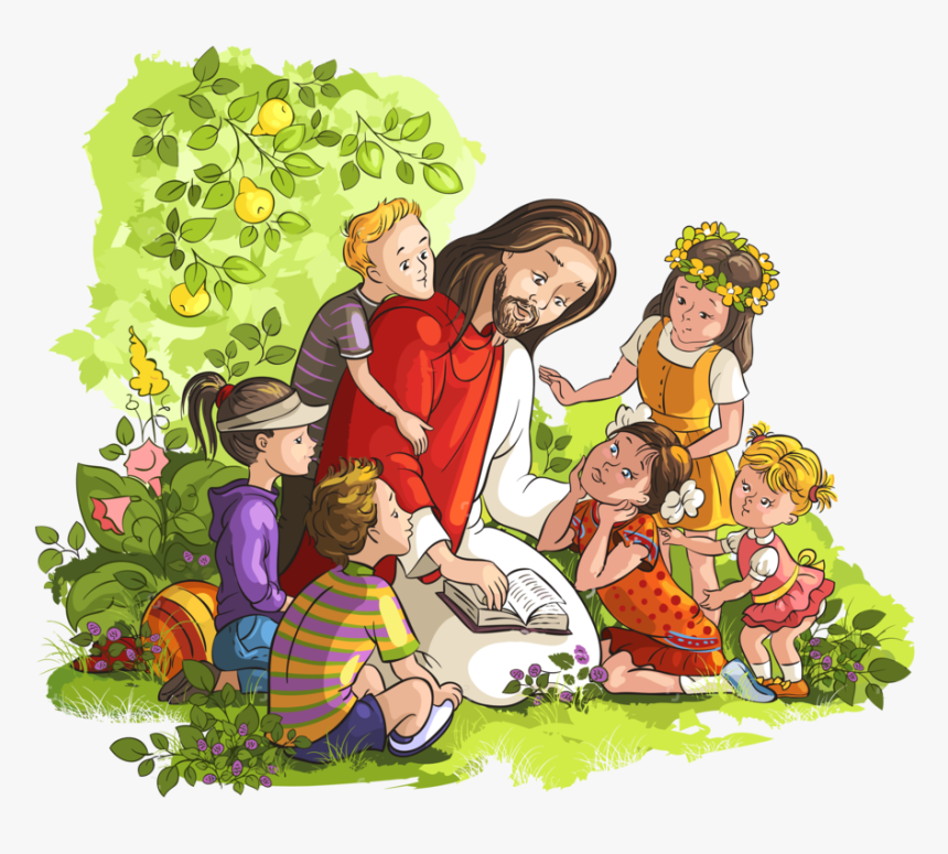 Jesus Vector104 By Minayoussefsaleb On Deviantart - Kids With Jesus, HD Png Download