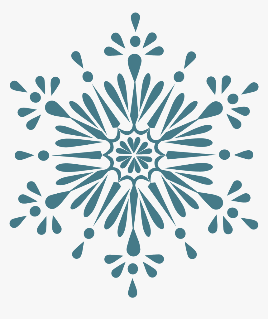 Snowflake Line Art Vector, HD Png Download