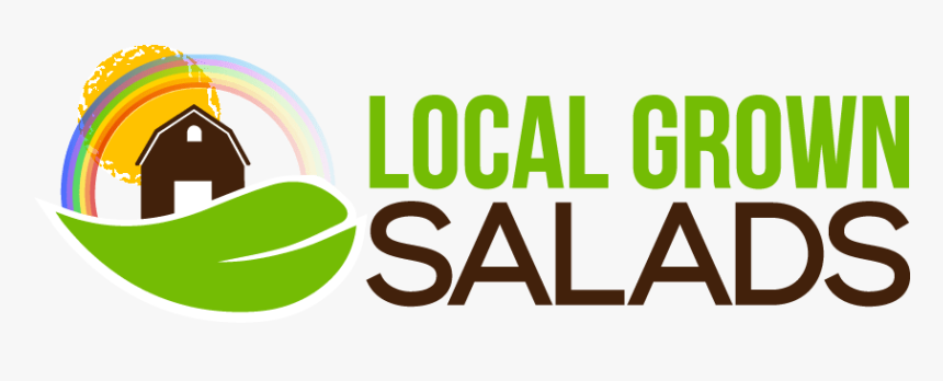 Local Grown Salads Logo - Graphic Design, HD Png Download