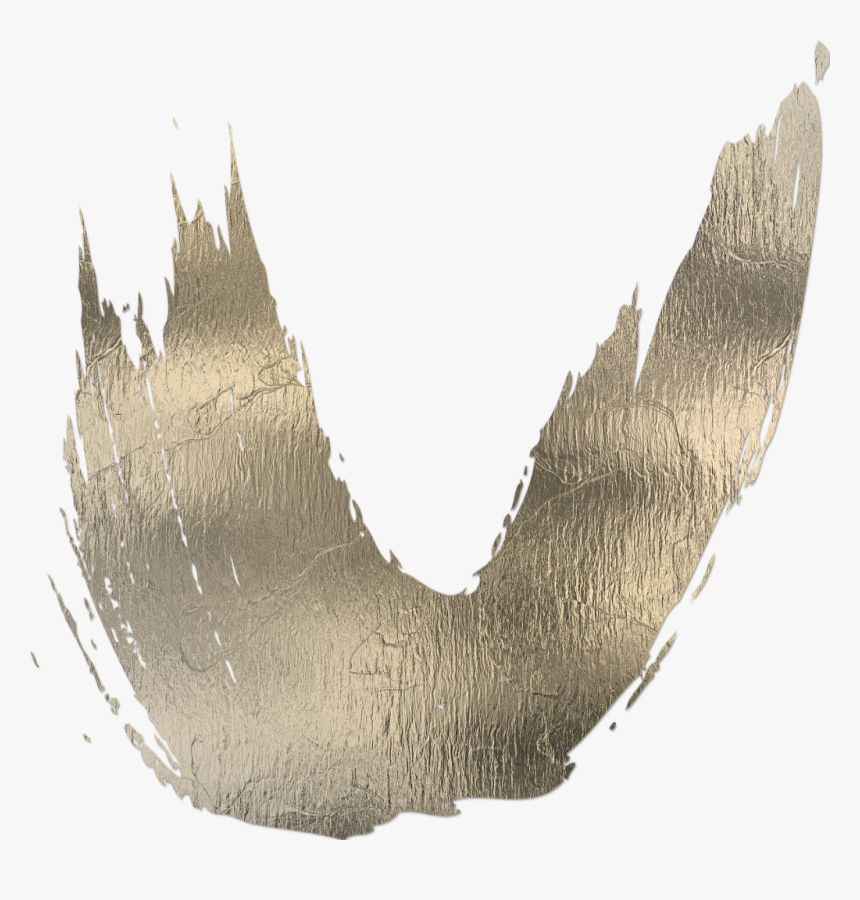 #rosegold #glitter #gold #foil #overlay #brushstroke - Illustration, HD Png Download