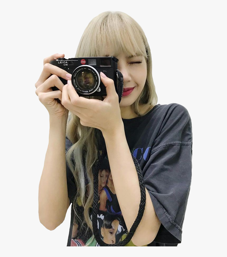 Lisa Manoban With Camera, HD Png Download