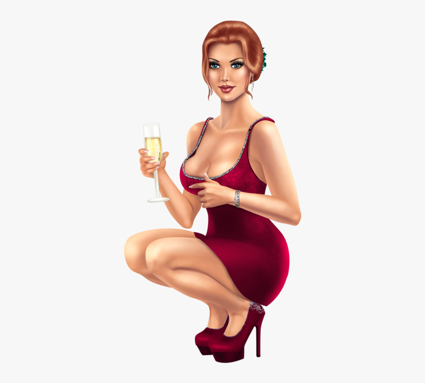 Png Champagne Femme Tubes, Transparent Png